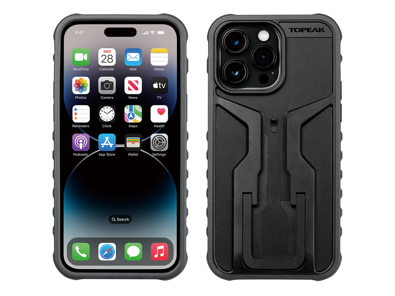 Topeak RideCase IPhone 15 Pro Fahrrad Handyhalterung - Wasserdicht & Sicher